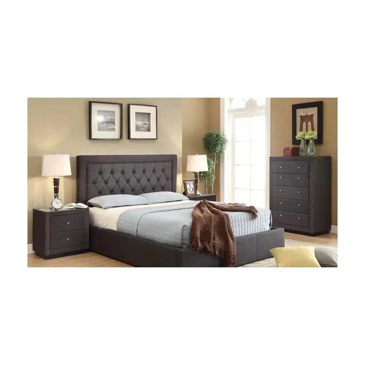 Nelson Gas Lift Upholstered Storage Bed Frame